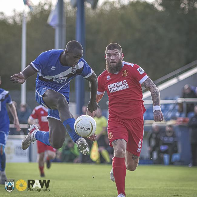 Alhagi Touray Sisay scored a brilliant goal for Haverfordwest County